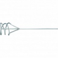 Миксер из оцинкованной стали, D 100 мм, L 450 мм, для красок и штукатурных смесей Сибртех